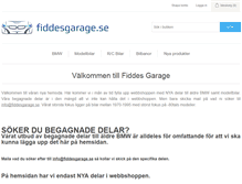 Tablet Screenshot of fiddesgarage.se